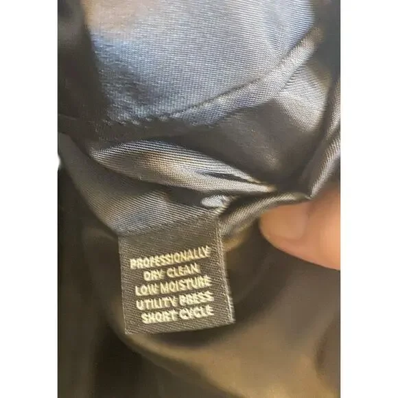 Jos A Bank Blazer Mens 42R Wool Black Suit Jacket Two Button EUC Pockets - Picture 9 of 14